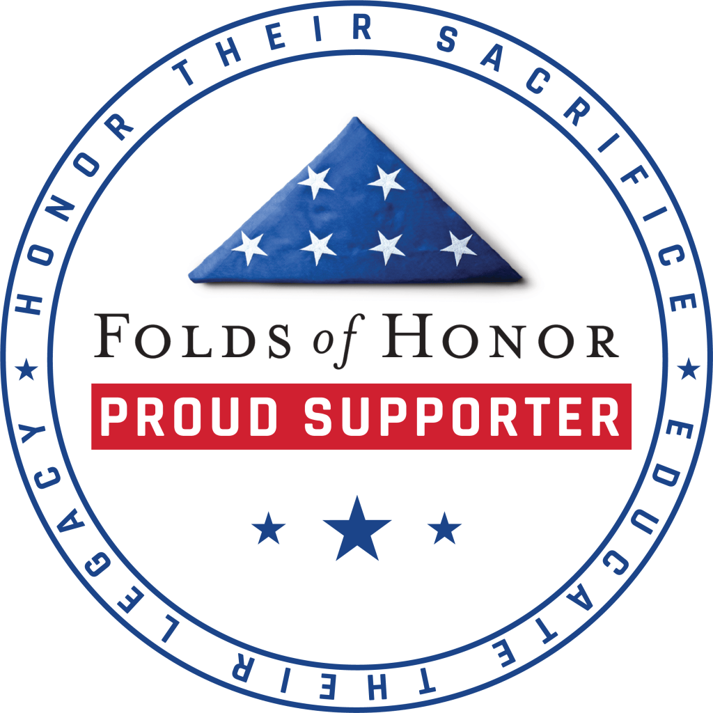 Folds of Honor Proud Supporter